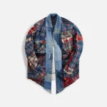 greg lauren gl1 plaid stitchwork jacket multicolor - KITH-SHOP