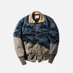 greg lauren navy 50 50 sports army flight jacket - KITH-SHOP