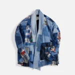 greg lauren stitchwork gl1 multi patterned jacket - KITH-SHOP