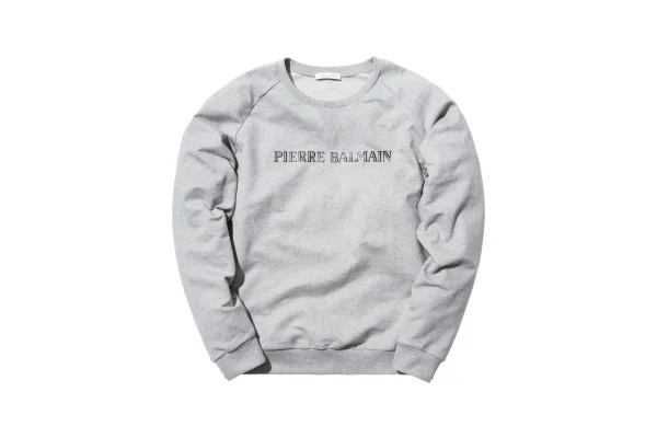 grey pierre balmain crewneck sweater - KITH-SHOP