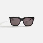 gucci 53 men s recycled acetate black sunglasses - KITH-SHOP