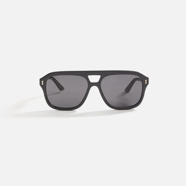 gucci black grey gradient 001 sunglasses - KITH-SHOP