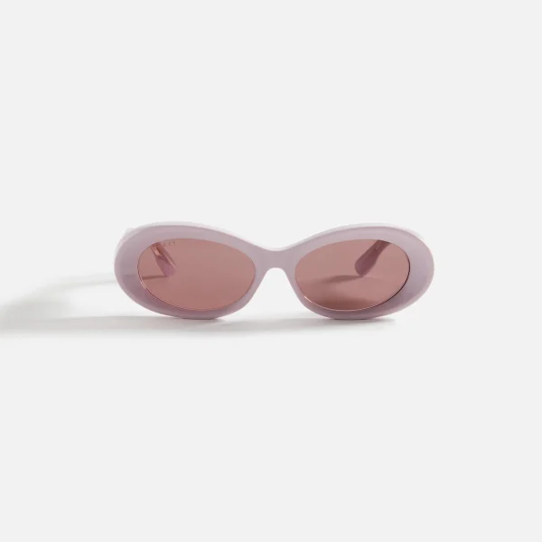 gucci pink acetate round 54mm sunglasses - KITH-SHOP