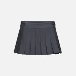 guizio lyneth grey pleated mini skirt - KITH-SHOP