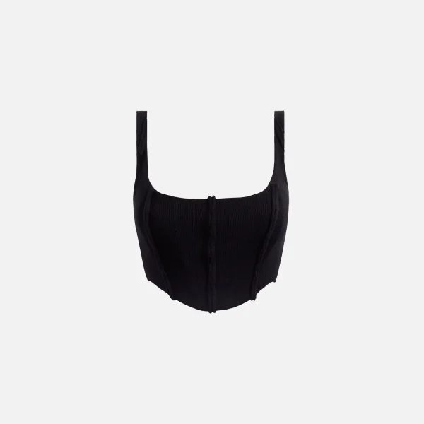 guizio open seam knit shadow corset - KITH-SHOP