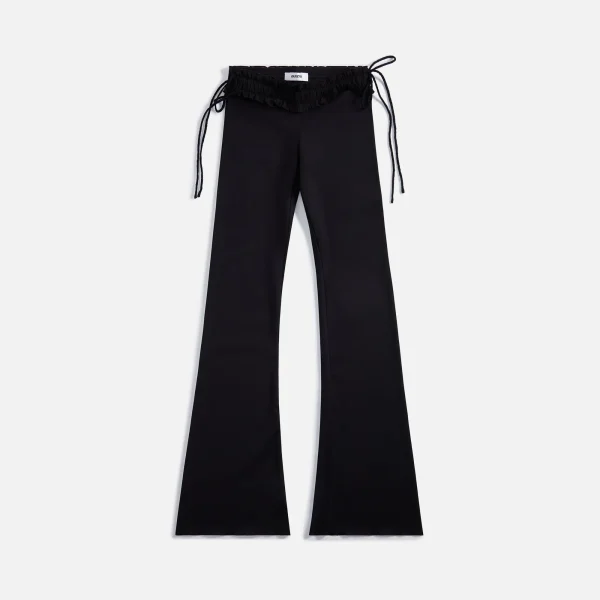 guizio ruched side tie stretch pants black - KITH-SHOP