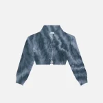 guizio tie dye safety pin knit sweater in storm grey - KITH-SHOP