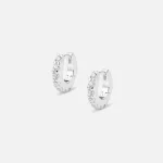 hatton labs eternity hoop earrings in sterling silver - KITH-SHOP