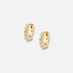 hatton labs gold eternity hoop earrings - KITH-SHOP