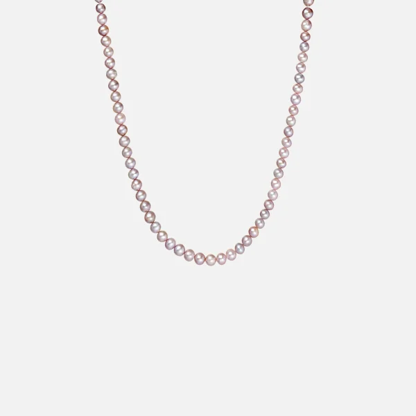 hatton labs mauve pearl chain necklace 18 - KITH-SHOP