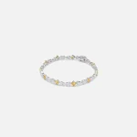 hatton labs multi cut tennis bracelet in yellow size 7 - KITH-SHOP