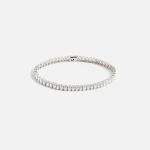 hatton labs silver emerald cut tennis bracelet - KITH-SHOP