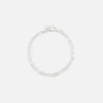 hatton labs sterling silver paperclip bracelet silver finish - KITH-SHOP