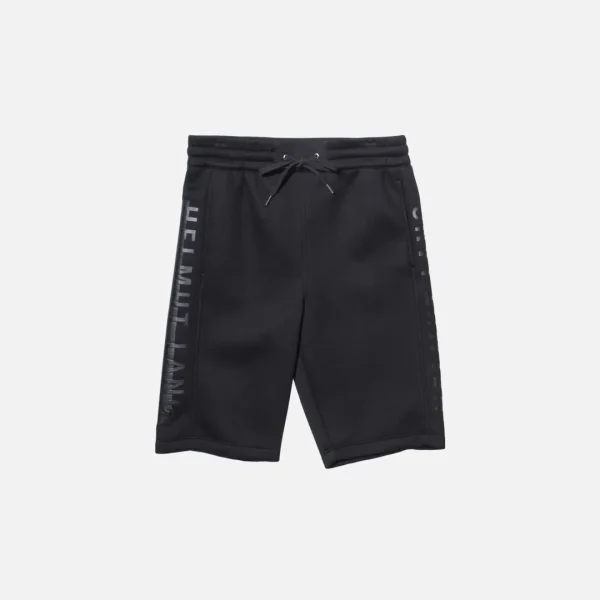 helmut lang black logo track shorts - KITH-SHOP