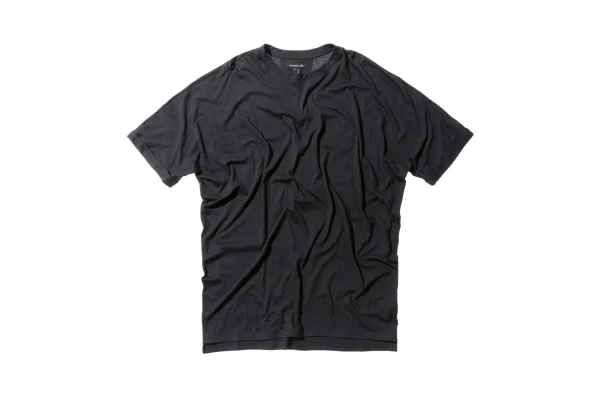 helmut lang oversized black uni sleeve top - KITH-SHOP