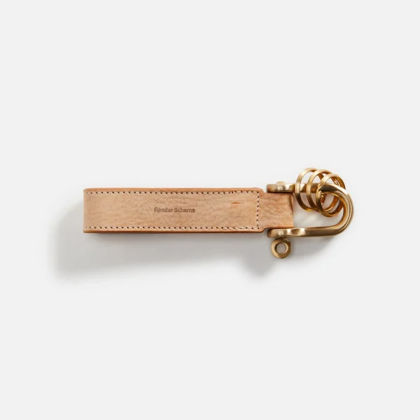 hender scheme natural leather key shackle - KITH-SHOP