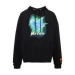 heron preston black blue hooded sweatshirt - KITH-SHOP