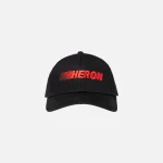 heron preston black racing inspired baseball cap - KITH-SHOP