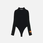 heron preston long sleeve black bodysuit - KITH-SHOP