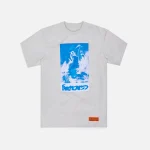 heron preston melange gray os herons graphic tee - KITH-SHOP