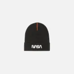 heron preston nasa black white beanie - KITH-SHOP