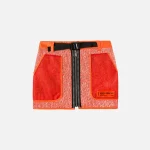 heron preston orange tweed utility skirt - KITH-SHOP