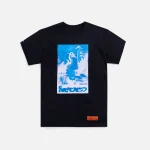 heron preston os herons captcha graphic tee black light blue - KITH-SHOP