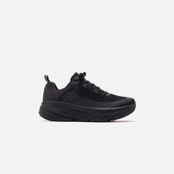 hoka bondi 6 black running shoes - KITH-SHOP