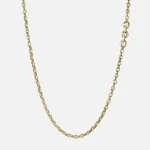 hoorsenbuhs 5mm open link yellow gold necklace - KITH-SHOP