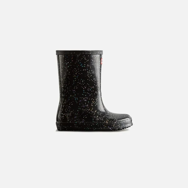 hunter giant glitter black wellington boots - KITH-SHOP