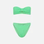 hunza g lime green high waisted bikini bottom - KITH-SHOP