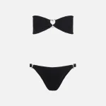 hunza g nicole black bikini high waisted swimwear - KITH-SHOP