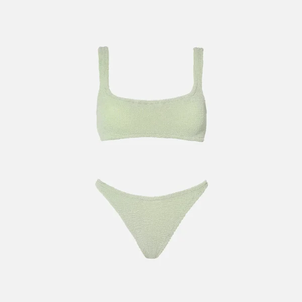 hunza g xandra bikini in sage stylish and flattering swimwear - KITH-SHOP