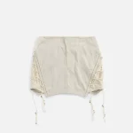 hyein seo oatmeal laced mini skirt - KITH-SHOP