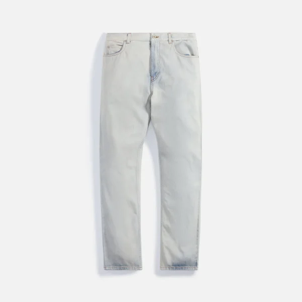 indigo blue cropped jeans by loewe - KITH-SHOP