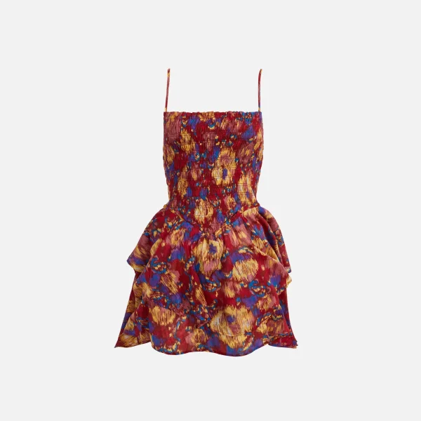 isabel marant etoile anka dress in burnt henna - KITH-SHOP