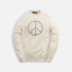 ivory undercover peace crewneck sweatshirt - KITH-SHOP