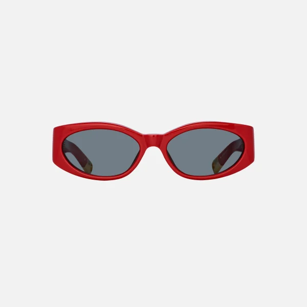 jacquemus red the jac4 frames sunglasses - KITH-SHOP