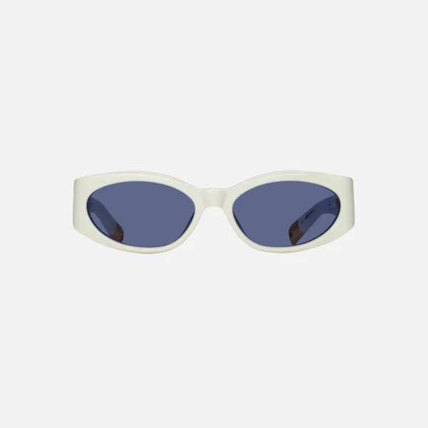 jacquemus the jac4 white sunglasses - KITH-SHOP