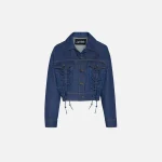 jean paul gaultier indigo denim jacket - KITH-SHOP