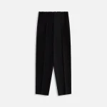 jil sander black wool gabardine tailored trousers - KITH-SHOP