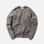 john elliott alpine raw edge raglan crew sweatshirt - KITH-SHOP