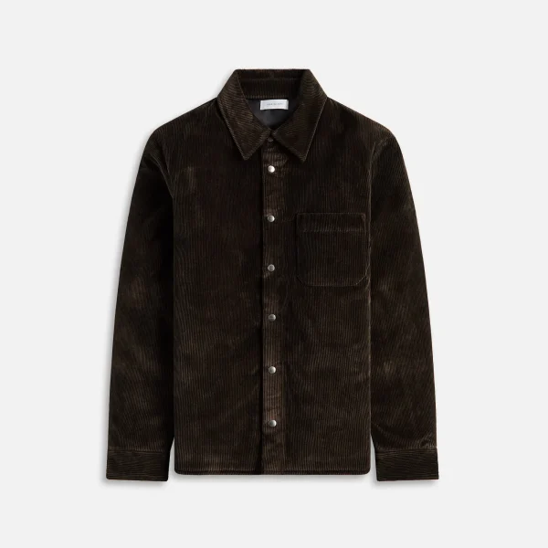 john elliott brown corduroy padded overshirt - KITH-SHOP