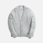 john elliott grey wool powder knit cardigan - KITH-SHOP