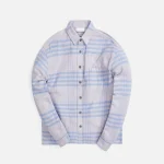 john elliott hemi oversized acai check shirt - KITH-SHOP