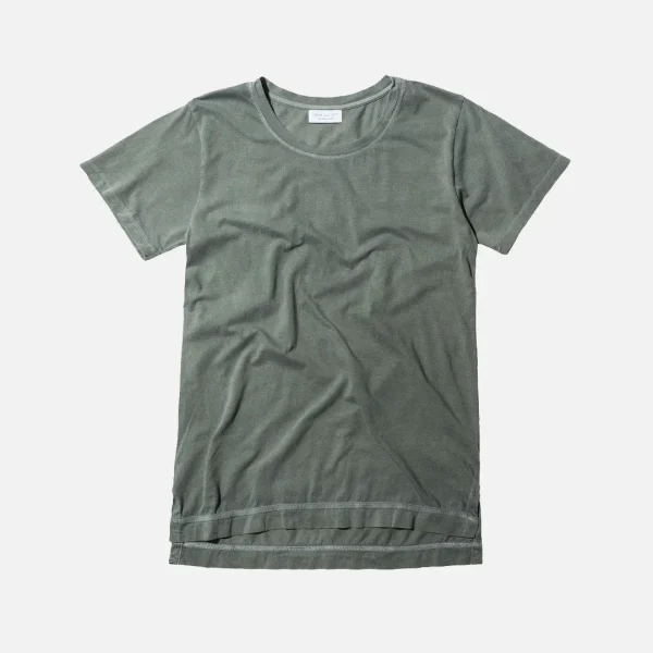 john elliott mercer tee in washed olive - KITH-SHOP