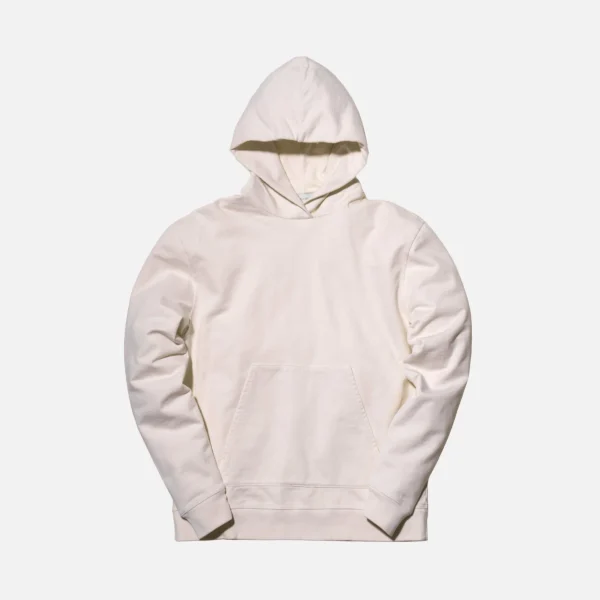 john elliott oversized cropped hoodie in natural - KITH-SHOP