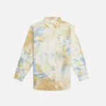 john elliott pia confetti dye button down shirt - KITH-SHOP