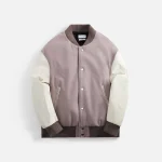 john elliott varsity jacket in haze and salt - KITH-SHOP