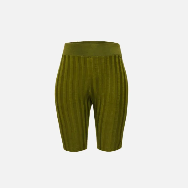 jonathan simkhai basil rib biker shorts - KITH-SHOP